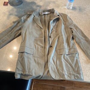 Zara linen blazer, oversized